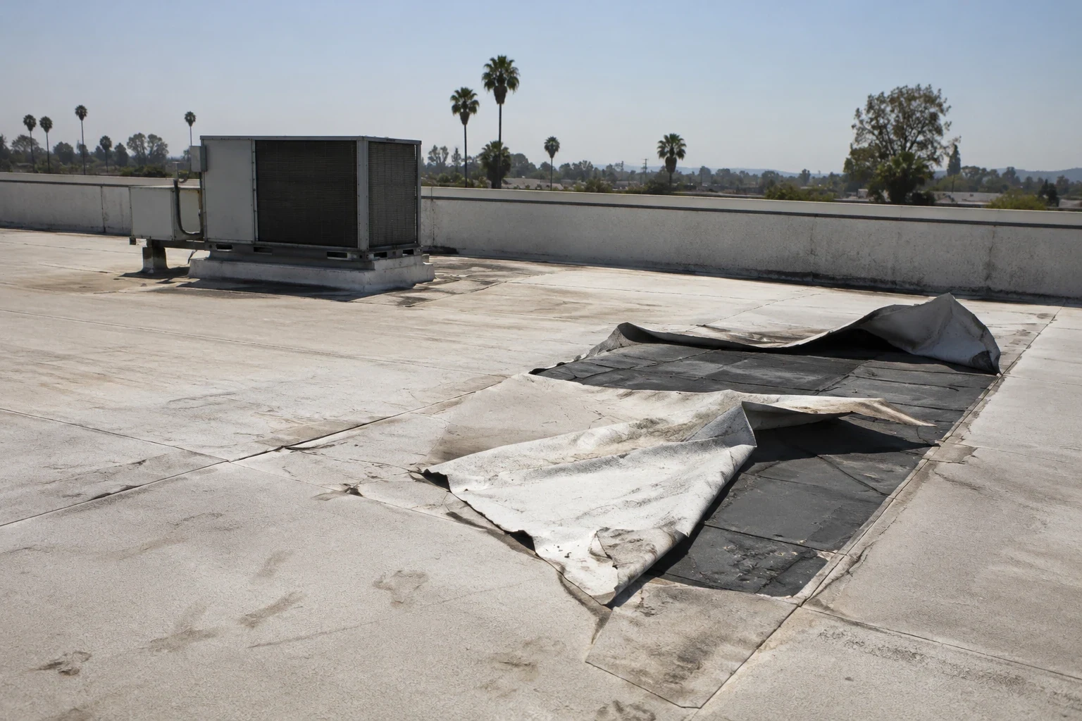 Commercial Wind Damage Roof Repair in Hialeah, FL