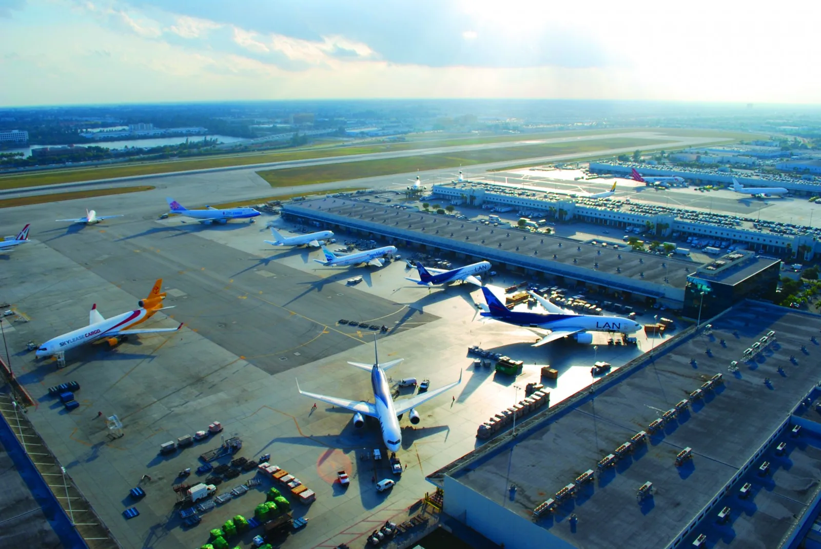 Commercial Roofing at MIA Cargo and Maintenance Area, Miami, FL