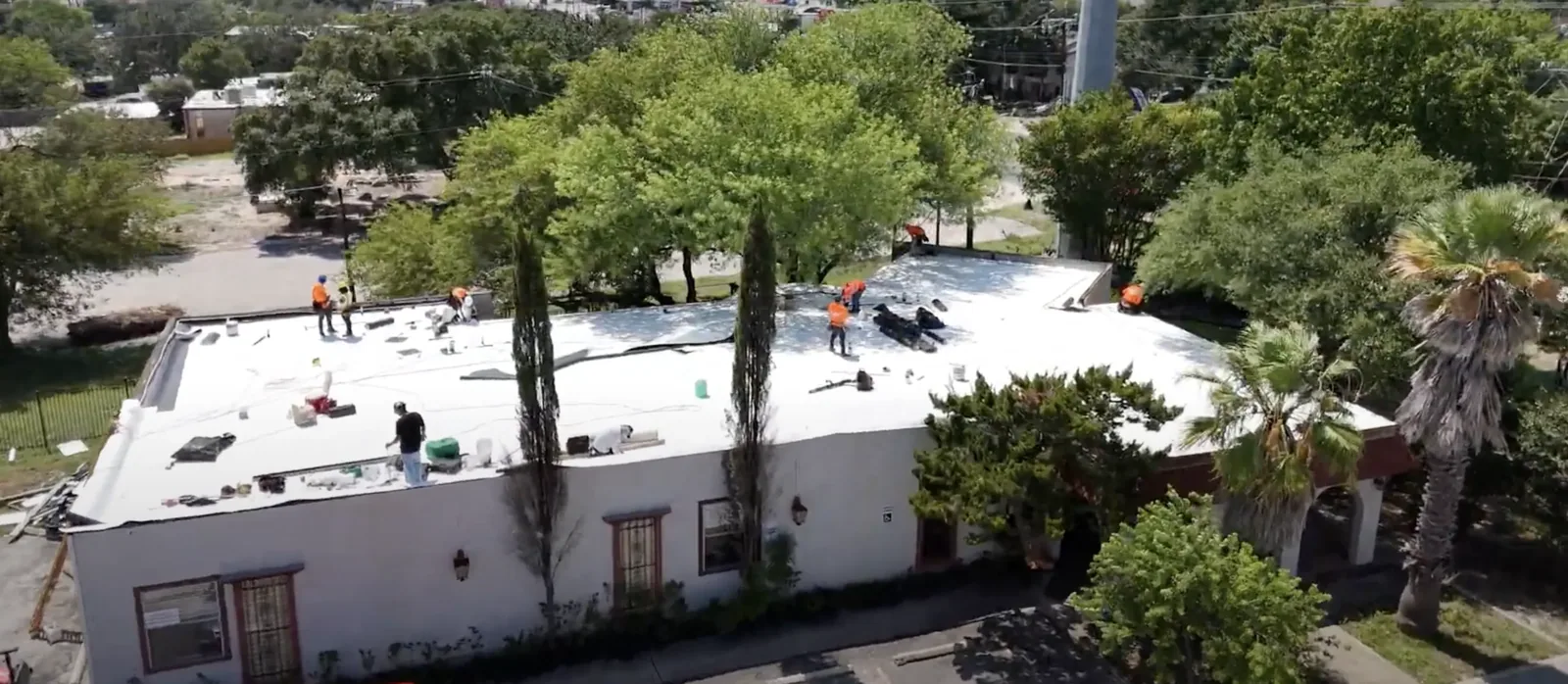 Occupied Building Reroofing in Hialeah, FL Occupied Building Reroofing in Hialeah, FL